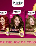Schwarzkopf Palette Deluxe перманентната боя за коса цвят 5-5 Golden Gloss Caramel 1 бр.