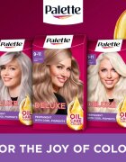 Schwarzkopf Palette Deluxe перманентната боя за коса цвят 9-11 Cool Light Grey Rose 1 бр.