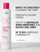 Schwarzkopf Professional BC Bonacure Color Freeze Silver сребърен шампоан за блонд коса и коса с кичури 250 мл.