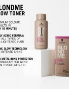 Schwarzkopf Professional Blondme Glow Toner тонираща боя за коса цвят Ice-Irisé 9-19 60 мл.