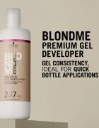 Schwarzkopf Professional Blondme Premium Gel Developer активатор за боя 2% 1000 мл.