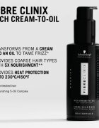 Schwarzkopf Professional Fibre Clinix Rich Cream-to-Oil подхранващо масло за непокорна коса 100 мл.