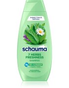 Schwarzkopf Schauma 7 Herbs Freshness билков шампоан за нормална към омазняваща се коса 400 мл.