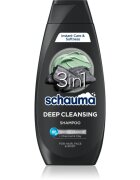 Schwarzkopf Schauma MEN шампоан с активен въглен за лице тяло и коса 400 мл.