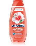 Schwarzkopf Schauma Stronger For Longer Hair подсилващ шампоан за дълга коса Hibiscus & Rosemary 400 мл.