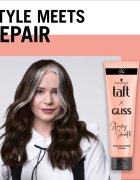 Schwarzkopf Taft x Gliss изглаждащ крем За коса Sleeky Smooth 150 мл.
