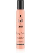 Schwarzkopf Taft x Gliss пяна за обем и форма на прическа защитаваща косата при топлинно третирана за чуплива и къдрава коса 200 мл.