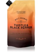 Scottish Fine Soaps Thistle & Black Pepper течен сапун пълнител 1200 мл.