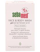 Sebamed Face & Body Wash Sensitive Skin нежна миеща емулсиця за тяло и лице за чувствителна кожа 200 мл.