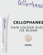Sebastian Professional Cellophanes маска възвръщаща блясък на боядисана коса цвят Ice Blond 300 мл.
