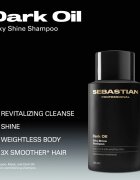 Sebastian Professional Dark Oil хидратиращ шампоан за блясък и мекота на косата 1000 мл.