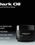Sebastian Professional Dark Oil интензивна подхранваща маска за блясък и мекота на косата 500 мл.
