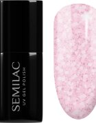 Semilac UV Hybrid Crushed_ICE гел лак за нокти с използване на UV/LED лампа цвят 491 Strawberry Ice 7 мл.