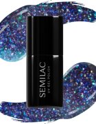 Semilac UV Hybrid Galaxy Flash гел лак за нокти с използване на UV/LED лампа цвят 826 Virtual Blue 7 мл.