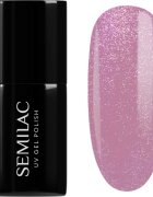 Semilac UV Hybrid Shimmer гел лак за нокти цвят 319 Shimmer Dust Pink 7 мл.