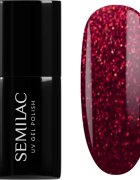 Semilac UV Hybrid Winter Wonderland гел лак за нокти цвят 955 Holly Berry Red 7 мл.