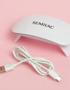 Semilac UV LED Lamp 6W LED лампа за моделиране на маникюр с гел 6 W 1 бр.