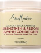 Shea Moisture Jamaican Black Castor Oil Strengthen & Restore балсам без отмиване за къдрава коса 431 мл.