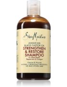 Shea Moisture Jamaican Black Castor Oil Strengthen & Restore почистващ шампоан за увредена и боядисана коса 384 мл.