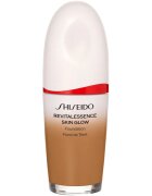 Shiseido Revitalessence Skin Glow Foundation лек фон дьо тен с озаряващ ефект SPF 30 цвят Bronze 30 мл.