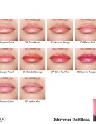 Shiseido Shimmer GelGloss блясък за устни с блестящи частици с хидратиращ ефект цвят 03 Kurumi Beige 9 мл.