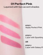 Shiseido Technosatin Pink сатенено червило цвят 02 Sparkling Pink 3.3 гр.