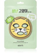 Skin79 Animal For Angry Cat платнена маска за лице с хидратиращ и успокояващ ефект 23 гр.