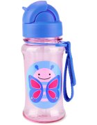 Skip Hop Zoo Tritan шише със сламка Butterfly 12m+ 1 бр.