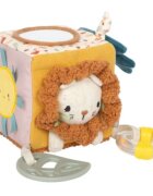 Small foot Little Lion Fabric Playing Cube играчка за подреждане 0m+ 1 бр.