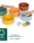 Small foot Montessori играчка за подреждане 12m+ 22 бр.