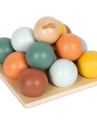 Small foot Montessori Sorting Game with Balls игра за сортиране 12m+ 15 бр.