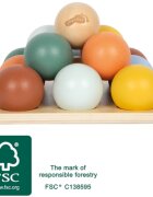 Small foot Montessori Sorting Game with Balls игра за сортиране 12m+ 15 бр.