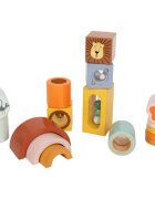 Small foot Safari кубчета за деца 12 m+ 12 бр.