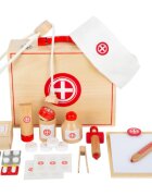 Small foot Wooden Doctor’s Kit комплект играчки от дърво 3 y+ 24 бр.