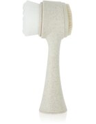 So Eco Facial Cleansing Brush двустранна почистваща четка за лице с дръжка подлежаща на компостиране 1 бр.