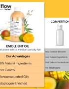 so!flow Medium Porosity Hair Emollient Oil хидратиращо олио против цъфтене 150 мл.