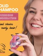 Soaphoria Hair Care Solid Shampoo органичен твърд шампоан за чуплива и къдрава коса 80 гр.