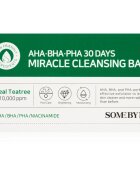 Some By Mi AHA∙BHA∙PHA 30 Days Miracle Cleansing Bar хидратиращ почистващ сапун за мазна и проблемна кожа 106 гр.