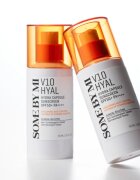 Some By Mi V10 Hyal Hydra Capsule Sunscreen защитен крем за чувствителна и нетолерантна кожа на лицето SPF 50+ 40 мл.