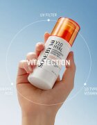Some By Mi V10 Hyal Hydra Capsule Sunscreen защитен крем за чувствителна и нетолерантна кожа на лицето SPF 50+ 40 мл.