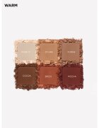 SOSU Cosmetics Matte Eyeshadow Palette палитра сенки за очи цвят Warm 6x1.3 гр.