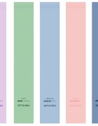 Spokey Artio Set комплект ластици за разтягане Pastel