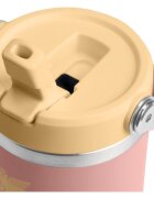 Stanley IceFlow™ Flip Straw 2.0 Tumbler неръждаема термобутилка за вода Peach Rose 1 бр.