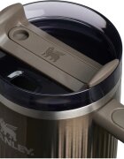Stanley Quencher H2.O FlowState™ Fluted Tumbler неръждаема термочаша със сламка голям Gunmetal Shine 1 бр.