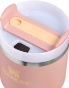 Stanley Quencher H2.O FlowState™ Tumbler неръждаема термочаша със сламка малък Peach Rose 1 бр.