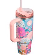 Stanley Quencher H2.O FlowState™ Tumbler неръждаема термочаша със сламка средни sorbet wildflower 1 бр.