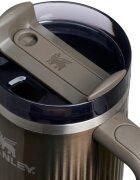 Stanley Quencher H2.O Fluted Tumbler неръждаема термочаша със сламка голям gunmetal shine 1 бр.