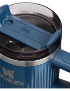 Stanley Quencher H2.O Fluted Tumbler неръждаема термочаша със сламка малък Glacial Blue Shine 1 бр.