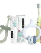 Suavinex Baby Training Toothbrush четка за зъби за деца 0-2 y Pink 1 бр.