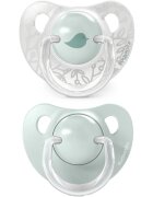 Suavinex Birdies Anatomical Silicone 0-6m биберон Green 2 бр.